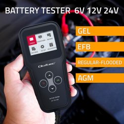 Digital batterianalysator tester 3i1 med LCD 6V