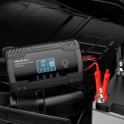 Mikroprocessor oplader 12V 8A 24V 4A LCD