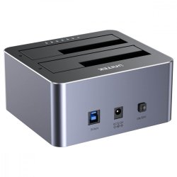 Dual Bay HDD/SSD Docking Station med Kloning 5Gbp