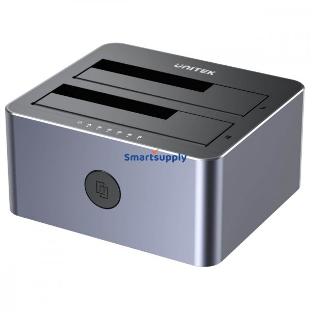 Dual Bay HDD/SSD Docking Station med Kloning 5Gbp