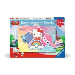 Puzzle 2x24 stykker Hello Kitty