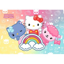 Puzzle 2x24 stykker Hello Kitty