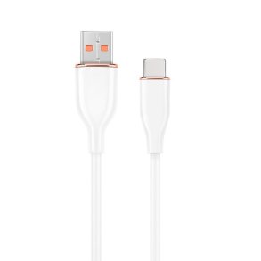 Type-C USB opladnings- og datakabel, 1.5 m, hvid