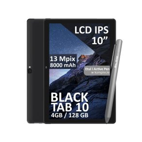 Tablet BlackTAB10 4/128GB 4G LTE 10 inches sort