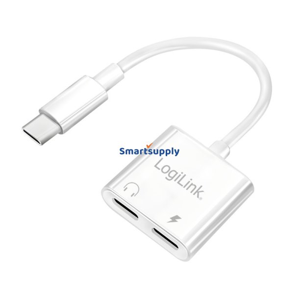 USB-C adapter med PD 2xUSB-C, maks 60W