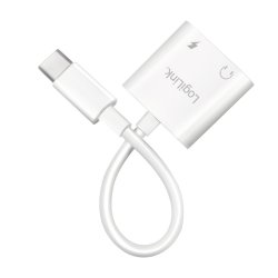 USB-C adapter med PD 2xUSB-C, maks 60W