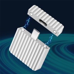 Meget lille USB3.2 Gen2x1 SSD kabinet USB-C NVM