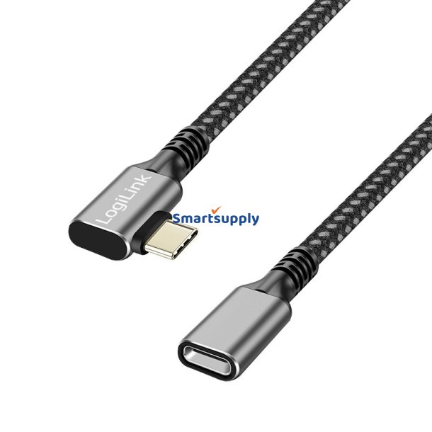USB3.2 Gen1 kabel til USB-C/F, PD, 2m