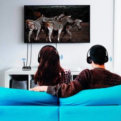 BT 5.0 audio transmitter og receiver