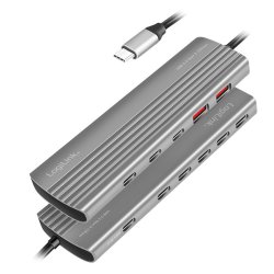 Ultraslank USB 3.2 hub 2xUSB-A, 8xUSB-C, PD, 100W