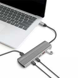 Ultraslank USB 3.2 hub 2xUSB-A, 8xUSB-C, PD, 100W