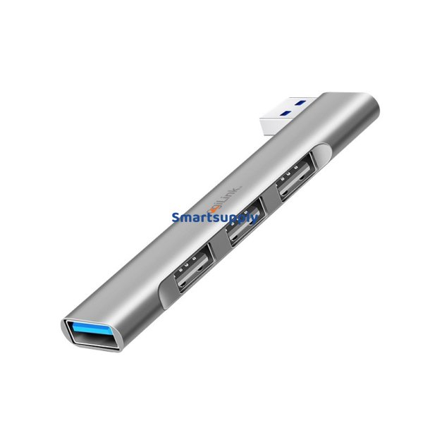 Ultraslank USB-A til 1xUSB 3.0, 3xUSB 2.0
