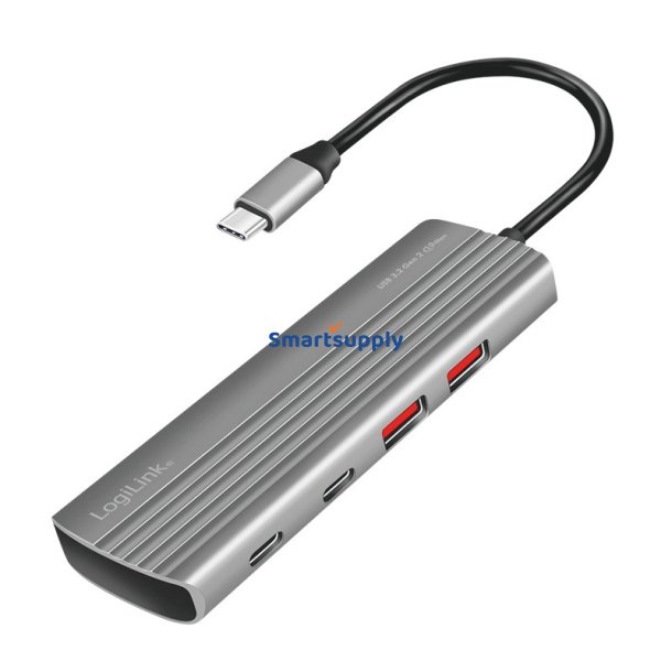 Ultra lim USB3.2 hub 2x USB-A, 5xUSB-C, PD, 100