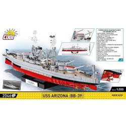 Blocks USS Arizona BB-39 2046 blokke