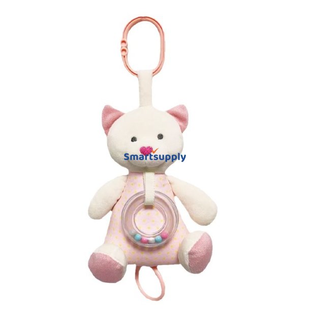 Musikboks Pink Teddy Bj�rn 18 cm
