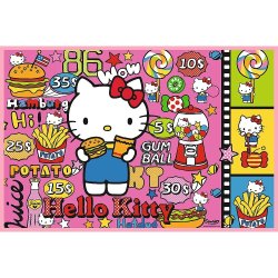 Puzzle 2x200 stykker Hello Kitty og venner