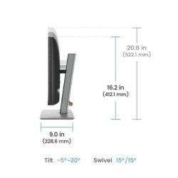 Monitor 24 tommer RD240Q WQXGA 5ms/IPS/1200:1/HDMI/DP