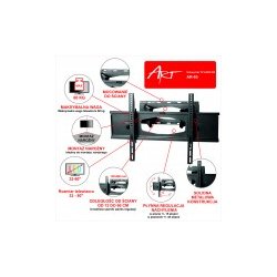 LCD beslag AR-65 32-80 '' 60kg LCD/LED vertikal/horizontal justering