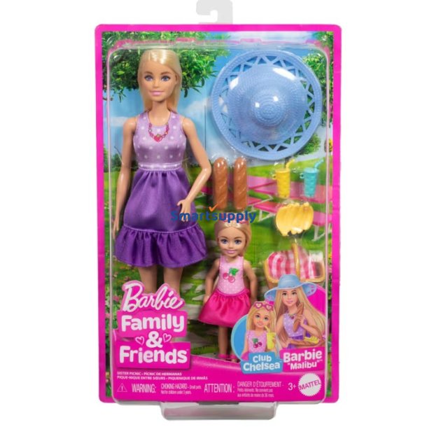 Barbie Dukke Familie og Venner S�ster p� Picnic