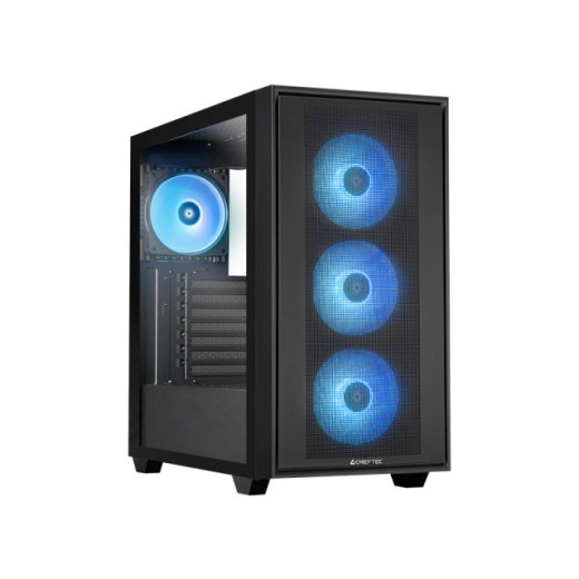 Case GS-03B-OP Hunt med 3 Midi 4x ARGB Ventilatorer