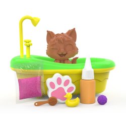 Figure Brudaski i badet Cats Bathroom Set, Latek