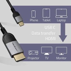 USB C til HDMI 4K Kabel 60Hz 32AWG 2m