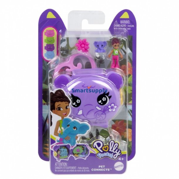 Figur s�ttet Polly Pocket Elefant