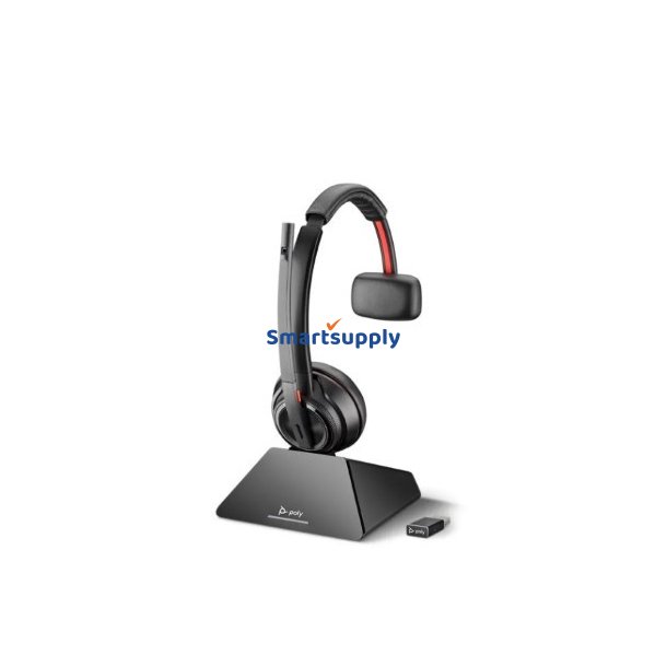 Savi 8210 UC Microsoft Teams Certificeret DECT 1880-1900 MHz USB-A Headset 8D3F1AA#ABB