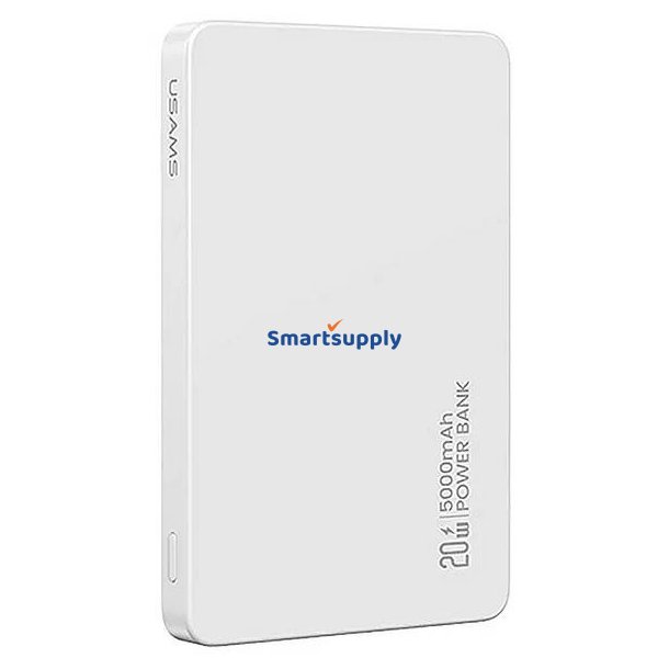 Powerbak 5000mAh 20W induktion Magsafe hvid