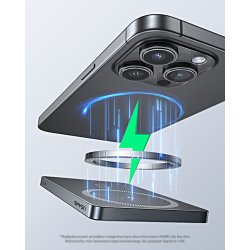 Powerbak 5000mAh 20W induktion Magsafe hvid