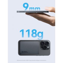 Powerbak 5000mAh 20W induktion Magsafe hvid