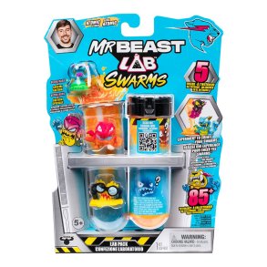 Figur Mr Beast Lab - Swarm Lab 5-pak