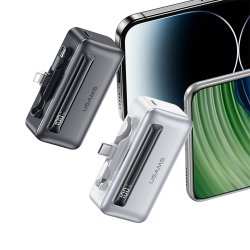 Powerbank 4500mAh 20W USB-C/Lightning s�lv