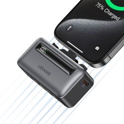 Powerbank 4500mAh 20W USB-C/Lightning s�lv