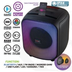 Bluetooth H�jtaler FM/USB PowerCUBE 500