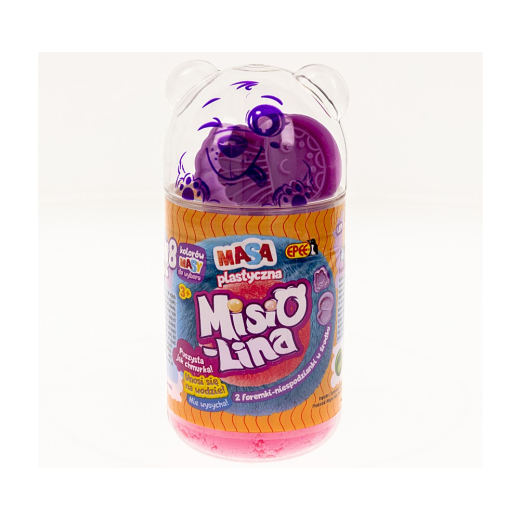 Plastmasse Misiolina 2x50g 2 forme pink violet