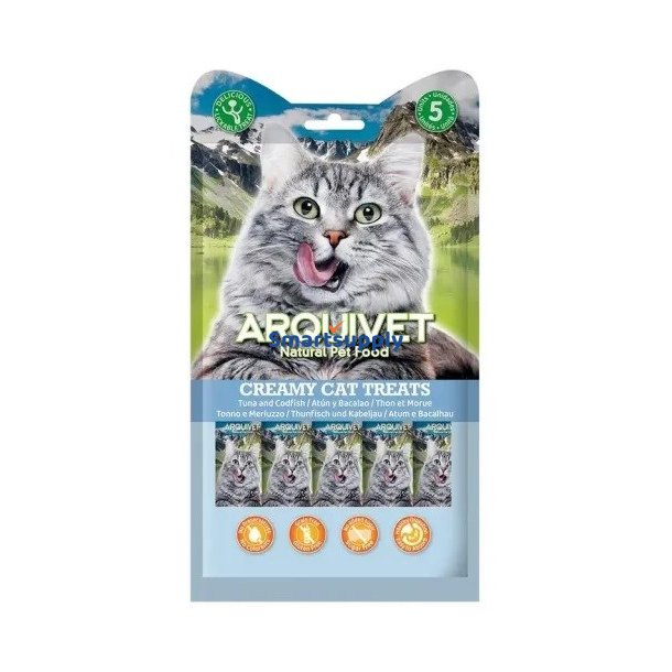 Arquivet Tun Med Torsk - Kattegodbidder - 5 X 14G