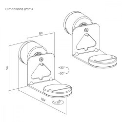 2X v�gmontering til Sonos ERA MC-495