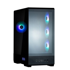 PC kabinet P50 DS Mid-Tower 4 fans ARGB sort