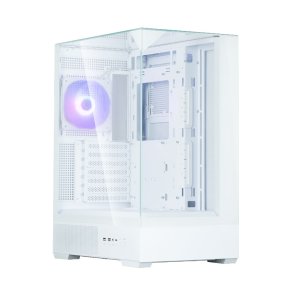 PC kabinet P40 Prism Mid-Tower Tempered Glass hvid