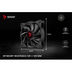Fan BLADE 120mm 4-pin SAVIO