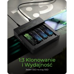 ICY BOX IB-4013MCL-C4 4-Bay NVMe SSD Docking