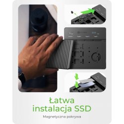 ICY BOX IB-4013MCL-C4 4-Bay NVMe SSD Docking