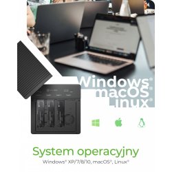 ICY BOX IB-4013MCL-C4 4-Bay NVMe SSD Docking