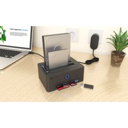 IB-1233CL-CR 2x 2,5/3,5 SSD/HDD, kortl�ser