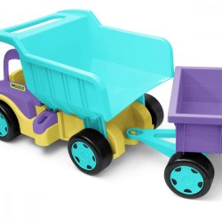 Vehicle Giant dump truck lilla og turkis