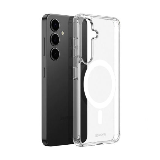 Samsungs S25+ MagSafe gennemsigtig etui