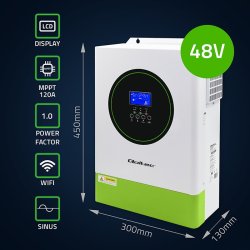 Off Grid sol inverter 6.2kVA 6.2kW 120A MPPT