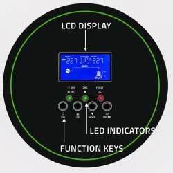 Off Grid sol inverter 6.2kVA 6.2kW 120A MPPT