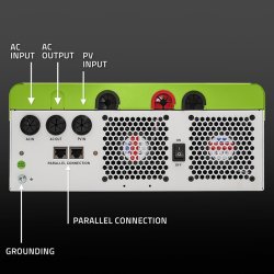 Off Grid sol inverter 6.2kVA 6.2kW 120A MPPT